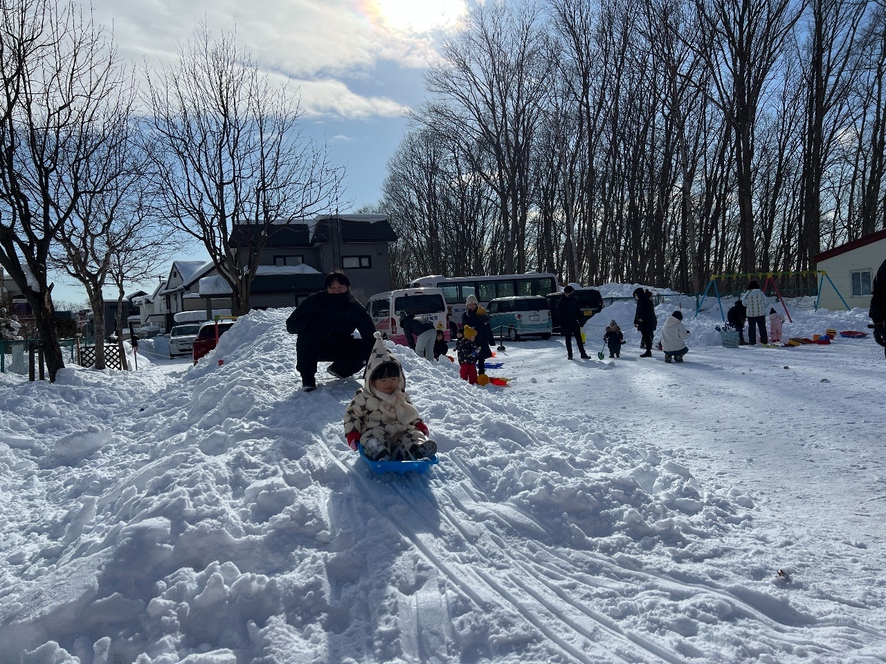 雪遊び２